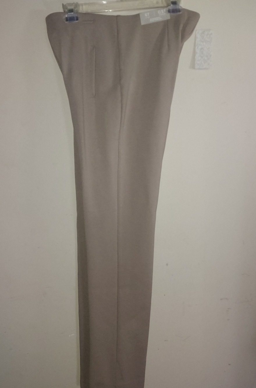 Chico's Women's Ankle Pants .5 Tall (size 6) So Slimming Juliet Comfort Taupe